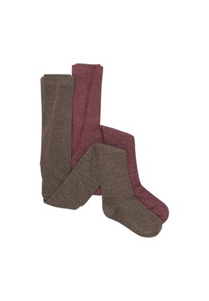 2 PACK  - Overkneestrumpor - deco rose