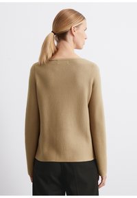 Marc O'Polo Strikkegenser - soft mocca