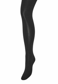 Sorte, tætsiddende strømpebukser med en glat overflade og let sheen. Designet i en fuld benform, velegnet til forskellige outfits og lejligheder.