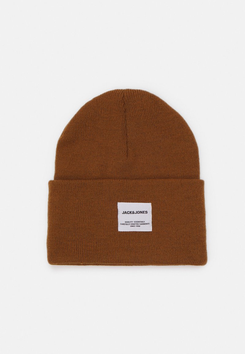 Jack & Jones - JACLONG BEANIE - Adīta cepure - rubber, Palielināt