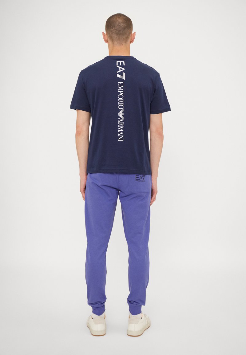 EA7 Emporio Armani Marškinėliai su spaudiniu - blue navy