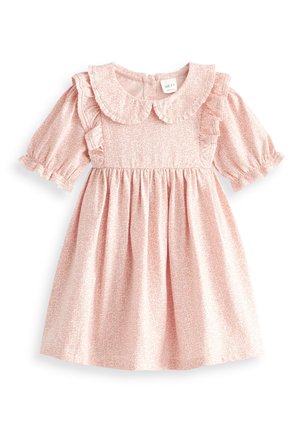 SHORT SLEEVE TEA STANDARD - Sukienka z dżerseju - pink ditsy