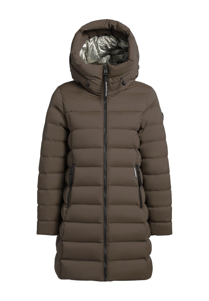 khujo Wintermantel kaki