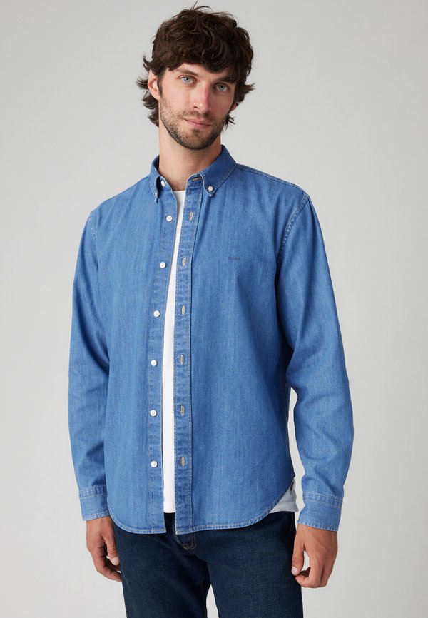 AUTHENTIC - Shirt - woodrow mid wash