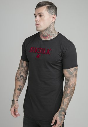 BRUSHED - T-shirt print - black