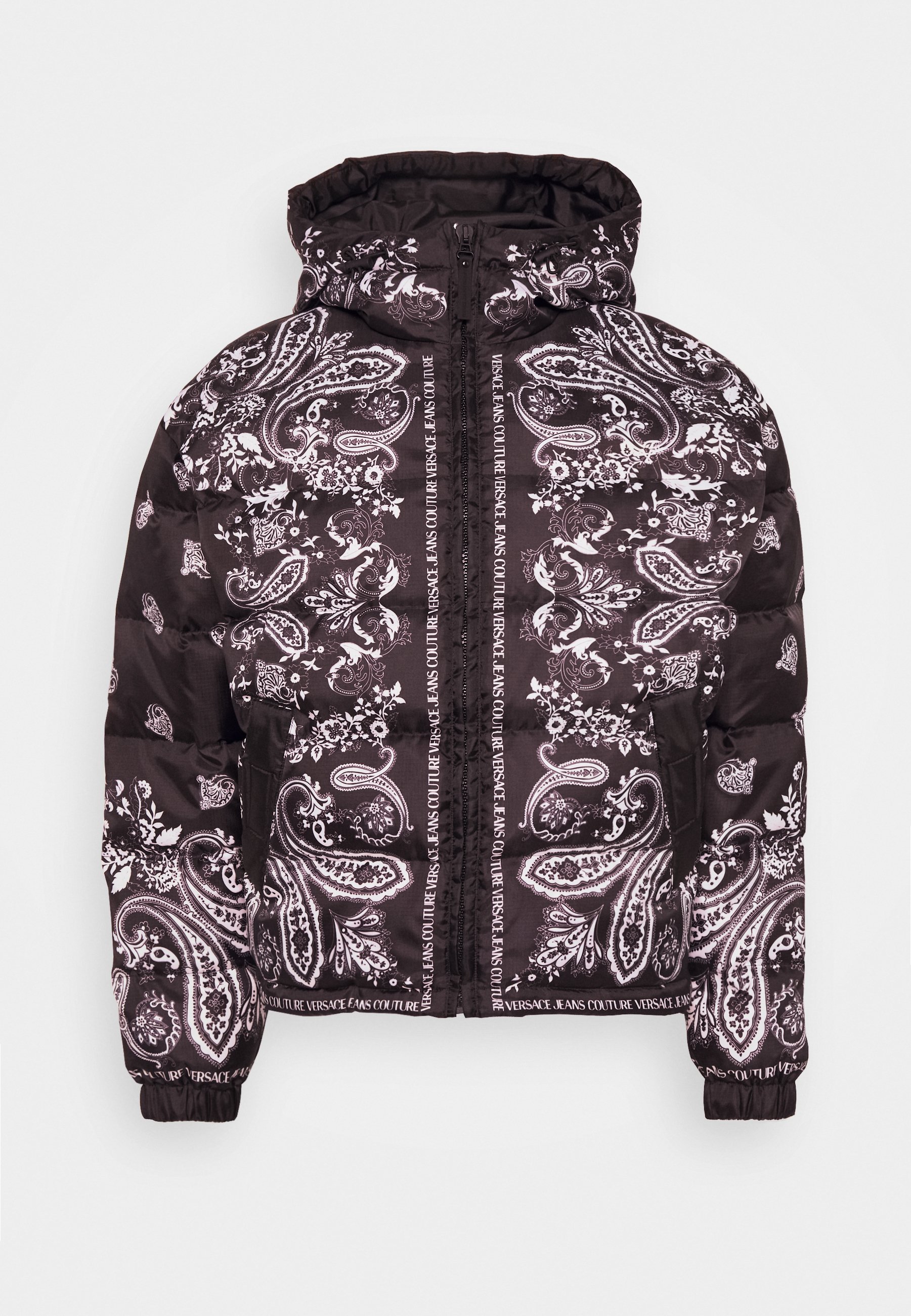 Versace Jeans Couture RIPSTOP PRINTED PAISLEY Daunenjacke Versace Herren Kapuzenpullover Man Light Sweater