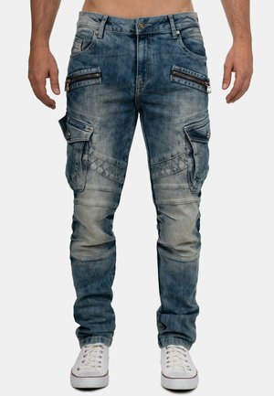 Cipo & Baxx, HERREN REGULAR FIT HOSE STONEWASHED - Jeans Tapered Fit - blue