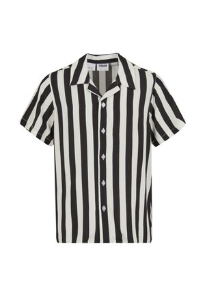 RESORT - Button down-skjorte - black offwhite