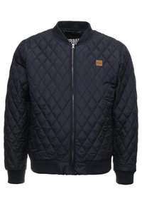 Urban Classics - DIAMOND  - Bomber Jacket - navy Thumbnail Image 1