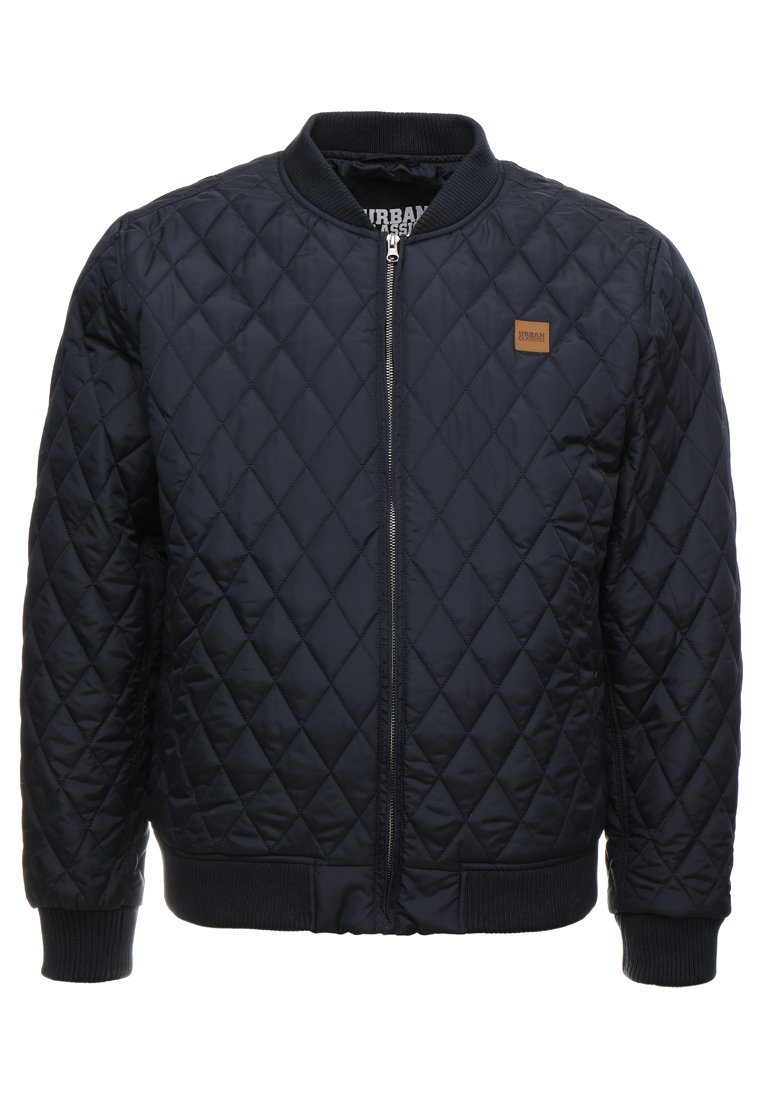 Urban Classics - DIAMOND QUILT JACKET - Blouson Bomber - navy, Agrandir