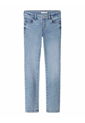 Vaqueros pitillo - medium blue denim