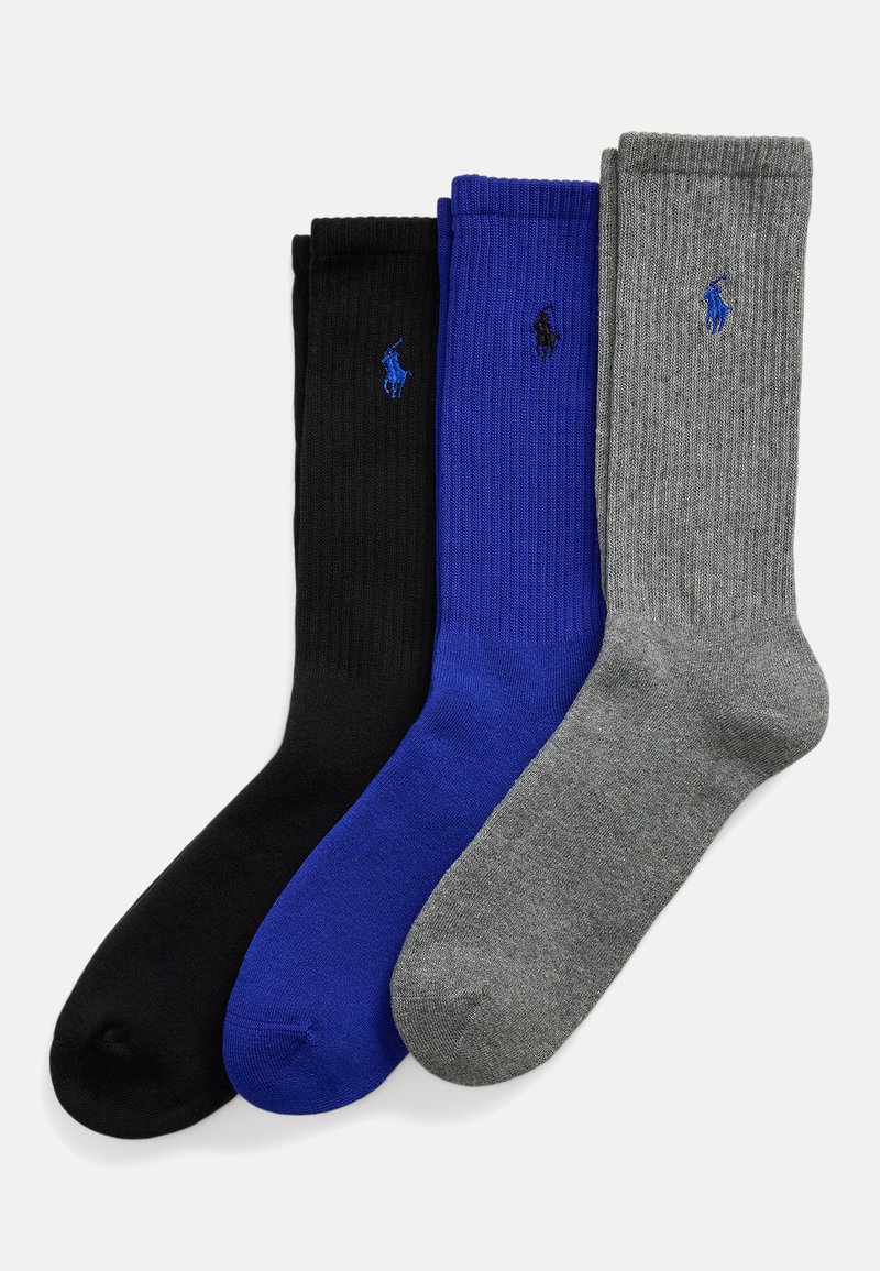 Polo Ralph Lauren COTTON-BLEND CREW SOCK 3 PACK - Sokid - grey heather