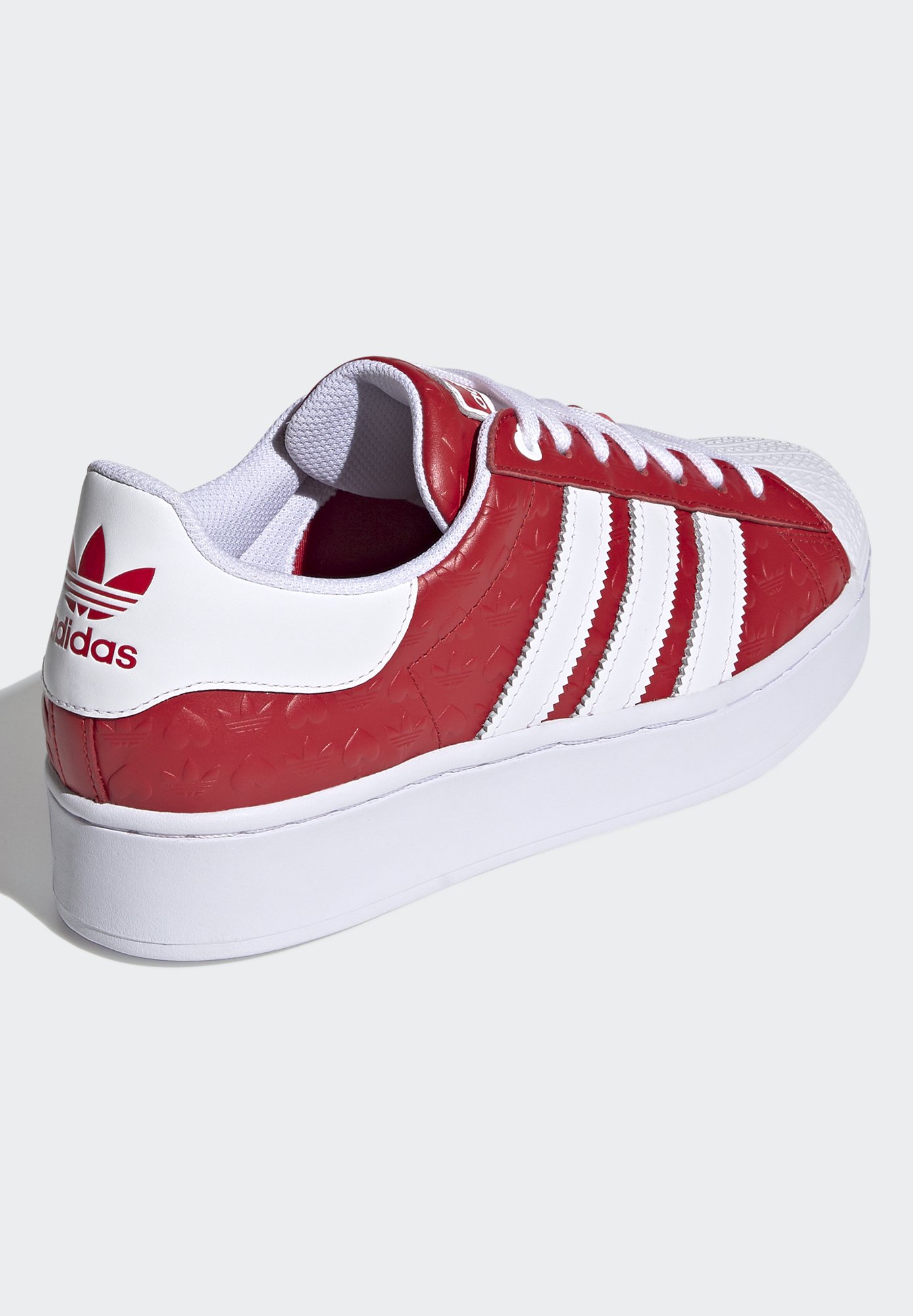 adidas Originals SUPERSTAR BOLD - Sneakers laag - scarlet/core  black/footwear white/Rood - Zalando.be