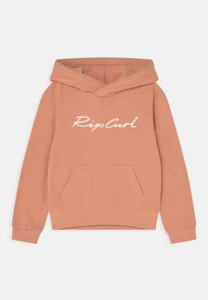 SCRIPT HOODY GIRL - Sweat à capuche - dusty coral