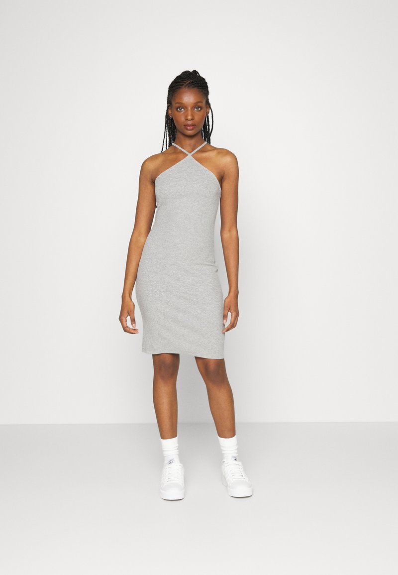 Damen Kleider | Even&Odd Petite Jerseykleidmottled grey/grau-meliert - RL87339 Damen Kleider | Even&Odd Petite Jerseykleidmottled grey/grau-meliert - RL87339