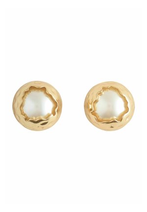 EFFECT STUD - Ohrringe - pearl white