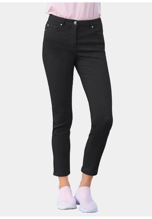 ATELIER 7/8 BELLA AUS  QUALITÄT FÜR VOLLE BEWEGUNGSFREIHEIT - Slim fit jeans - black