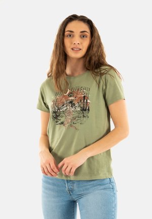 Von Dutch TRARIZ  - T-shirt imprimé - vert