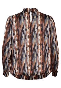 Zizzi WITH SMOCK - Pluus - earthy zig zag