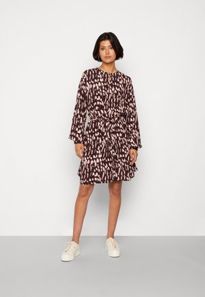 VMMY NECK SHORT DRESS VIP - Shirt dress - light pink/black