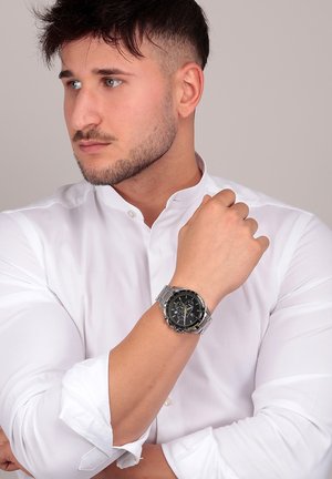 Maserati, Chronograph - silberfarben schwarz