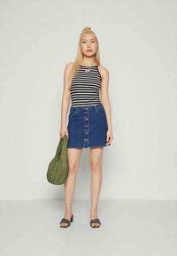 ONLY ONLMAY LIFE SET - Top - black/night sky cloud dancer