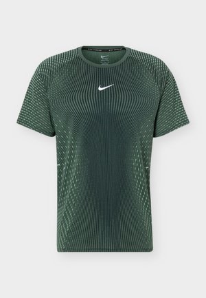 Nike Performance, STRIDE - T-shirt con stampa - black/voltage green
