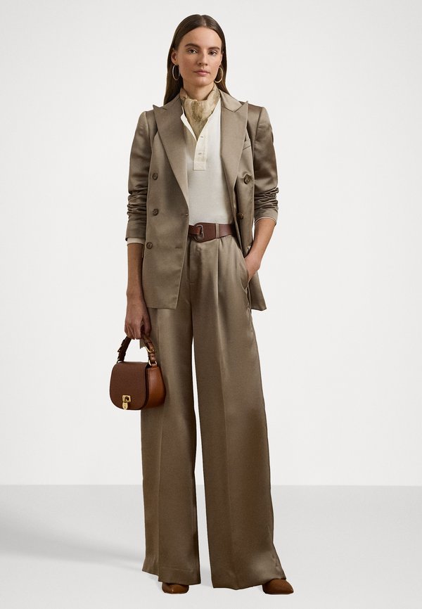 Stretch Cotton Henley Top - Long sleeved top - mascarpone cream3