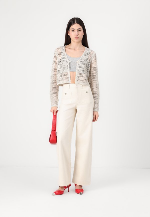 VMLEILANI V NECK SHORT CARDI - Cardigan - birch4