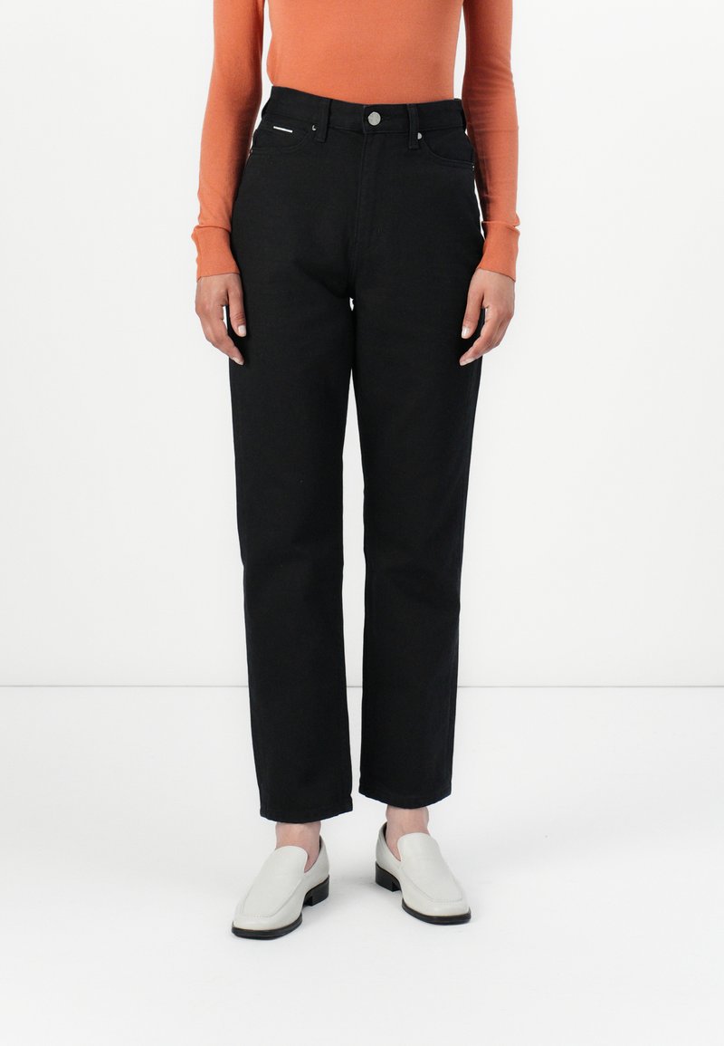 Calvin Klein Straight leg jeans zwart Calvin Klein Straight leg jeans zwart