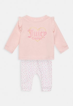 SWEAT & SKINNY JOGGER SET - Sweatshirt - snow white