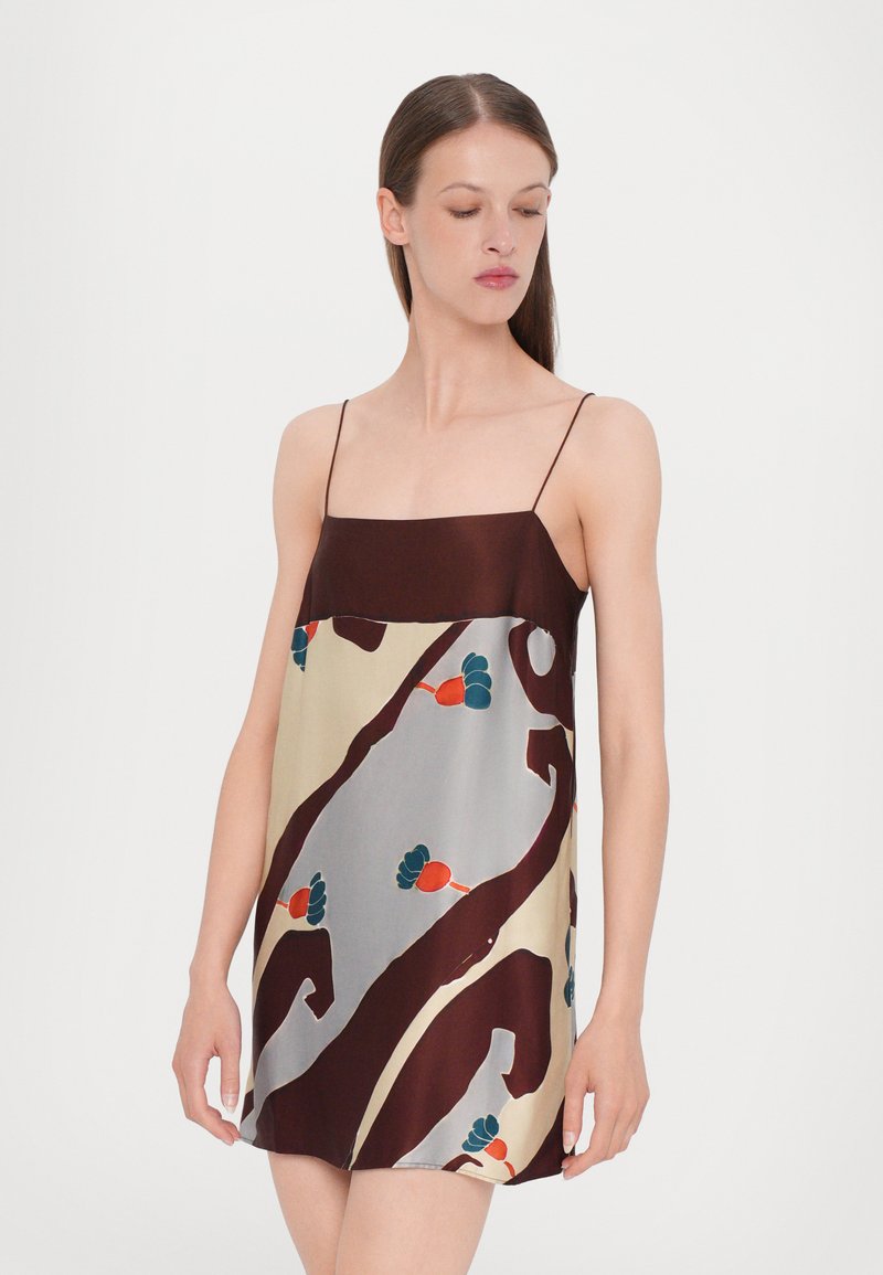 Faithfull the brand PHYLIS MINI DRESS - Day dress - mandraki/multi-coloured  - Zalando