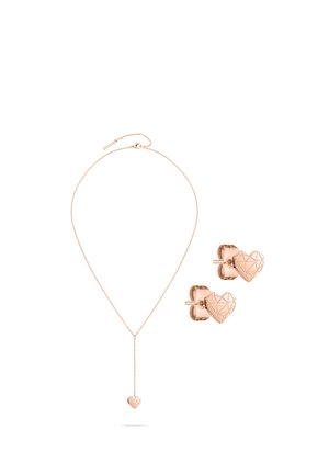Liebeskind Berlin BROKEN HEART ROSÉ SET - Øreringe - roségold-coloured