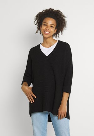 VMLEANNA V-NECK LONG - Pullover - black