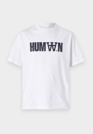 ASA UNISEX - Print T-shirt - white