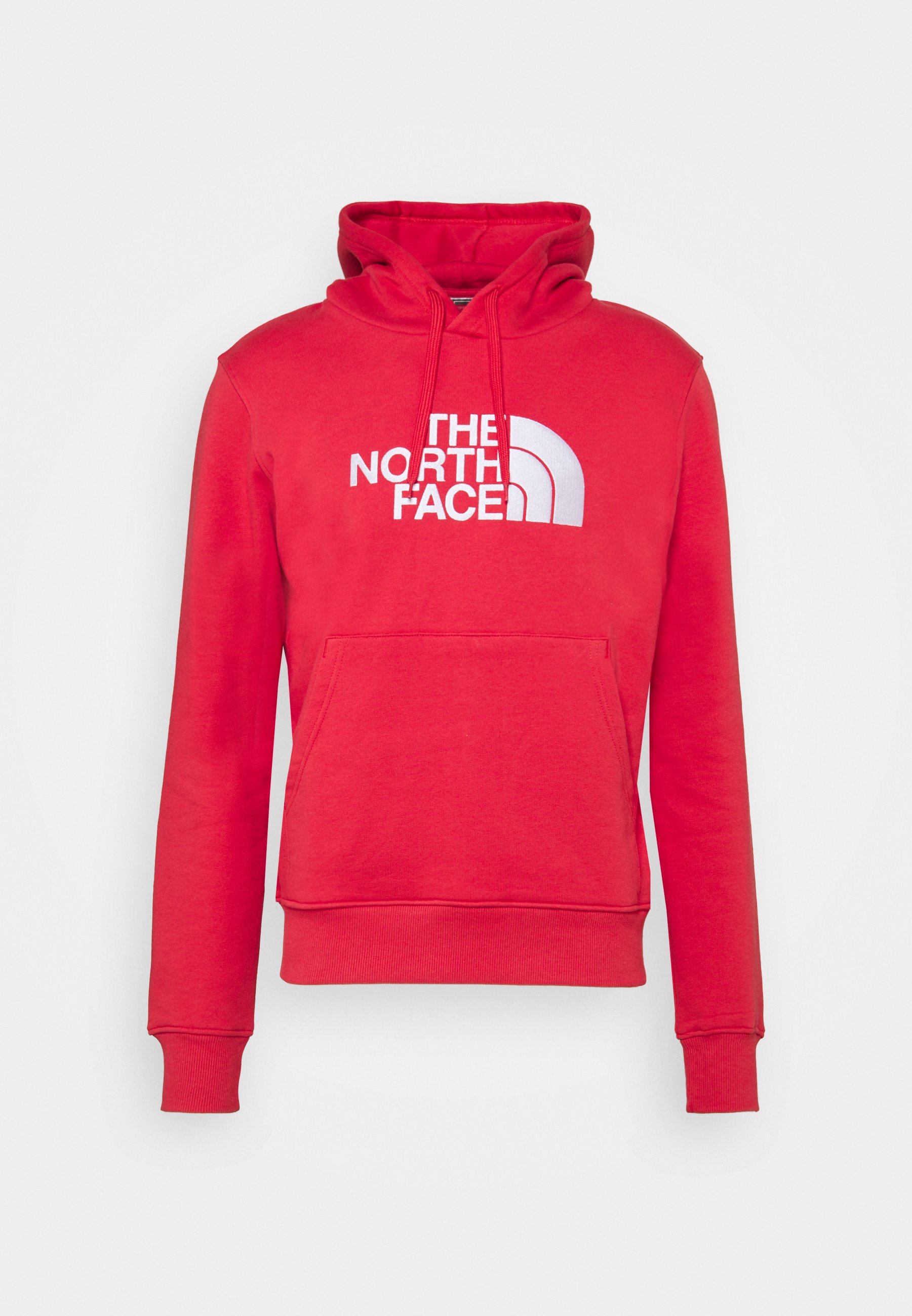 north face sweater red