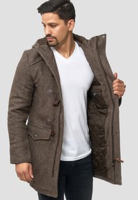 INDICODE JEANS LIAM - Vinterfrakke - mottled brown