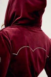Juicy Couture WESTERN HOODIE - Užtrauktuku užsegamas treningas - tawny port
