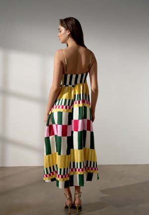 Next, Maxi-jurk - multi stripe