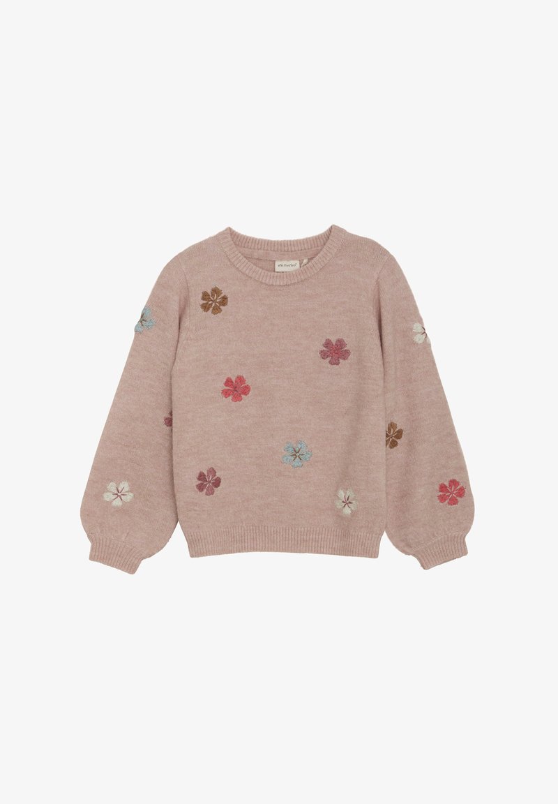 Minymo Strickpullover - misty rose