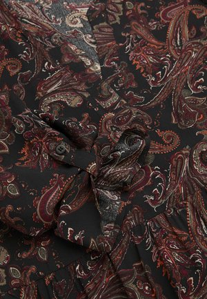 Cellbes of Sweden, DRESS WITH FLOUNCES - Hverdagskjole - black brown paisley