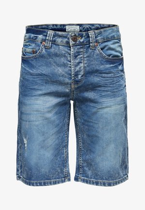 Only & Sons Shorts vaqueros - medium blue denim