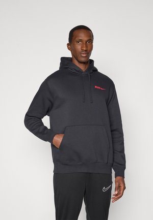ATM CLUB HOODIE  - Majica s kapuljačom - black/sport red