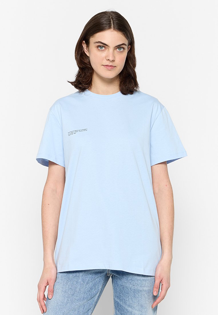 PANGAIA T-shirt print lichtblauw