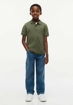 Tommy Hilfiger, FLAG POLO SS - Poloshirt - ghost fern