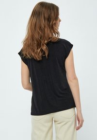 Desires DEBOB SHORTSLEEVE SHIMMER T-SHIRT. - T-shirt basic - black