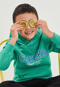 Creeks Jersey con capucha - green