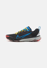 Nike Performance - REACT TERRA KIGER 9 - Laufschuh Trail - black/light photo blue/track red/vivid sulfur/light iron ore Thumbnail-Bild 1