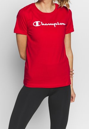 T-shirt med print - red