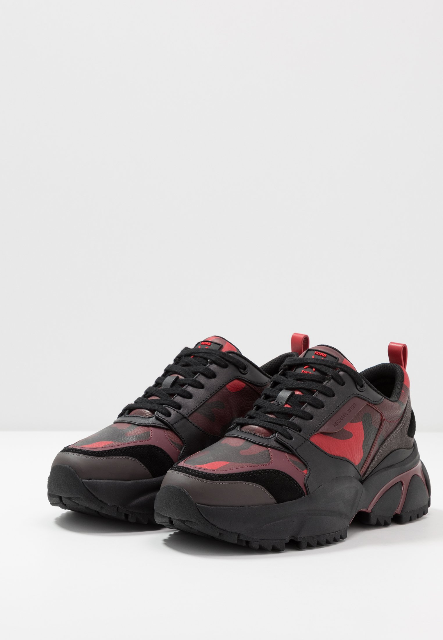 Michael Kors ETHAN Baskets basses blackbright rednoir Michael Kors Ethan: : Chaussures et Sacs